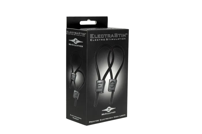 ElectraStim x Mr S Leather Prestige ElectraLoops - Zwart - Penisringen - 2 stuks | Electrastim Vibrators
