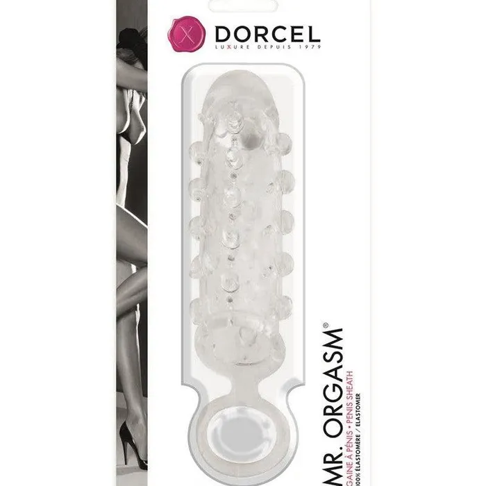 Male Sex Toys | Dorcel - Mr. Orgasm Elastische Penis Sleeve Met Noppen - Transparant - Dorcel Male Sex Toys | Dorcel - Mr. Orgasm Elastische Penis Sleeve Met Noppen - Transparant - Dorcel