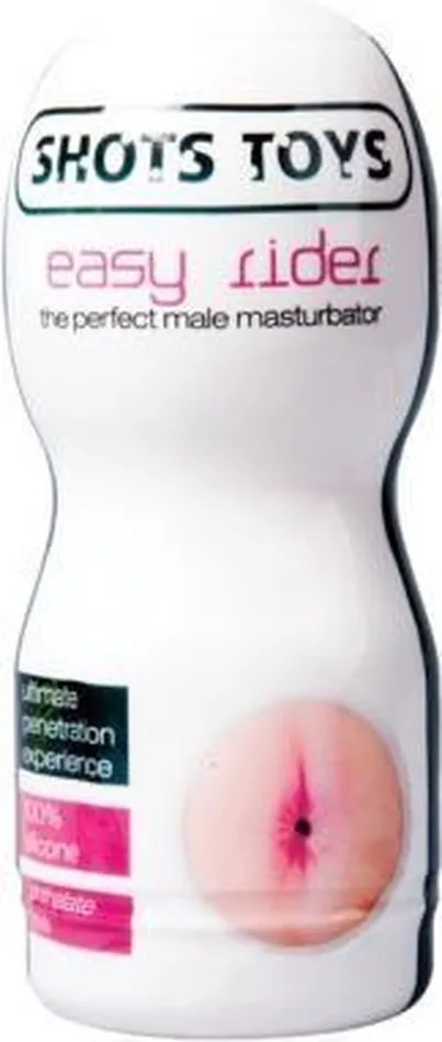 Male Sex Toys | Erotiekvoordeel.nl Shots Toys - Masturbator - Easy Rider Anus Masturbator - lichte huidskleur
