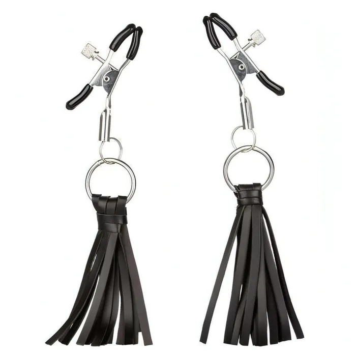 NipplePlay Playful Tassels Stringicapezzoli con nappe nere Vibrators