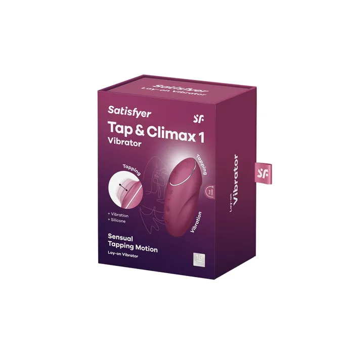 Satisfyer Vibrators | Massaggiatore Satisfyer Tap & Climax Rosso Satisfyer Vibrators | Massaggiatore Satisfyer Tap & Climax Rosso