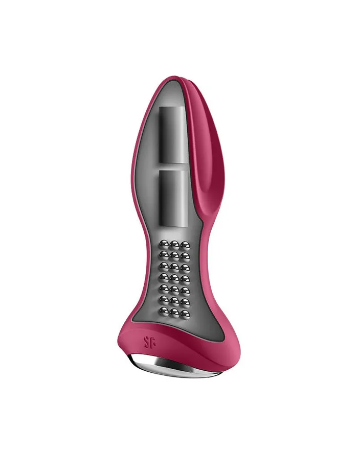 Satisfyer Vibrators | Satisfyer - Anaal Vibrator Met Roterende kralen En App Control Rotator Plug 2+ - Fuchsia