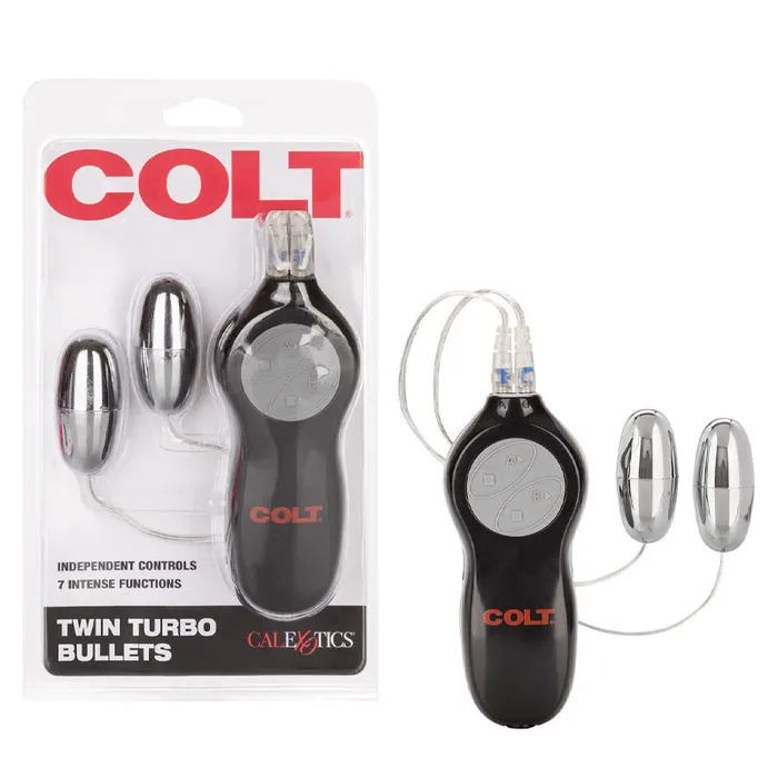Vibrators California Exotic Colt 7 Function Twin Turbo Bullets