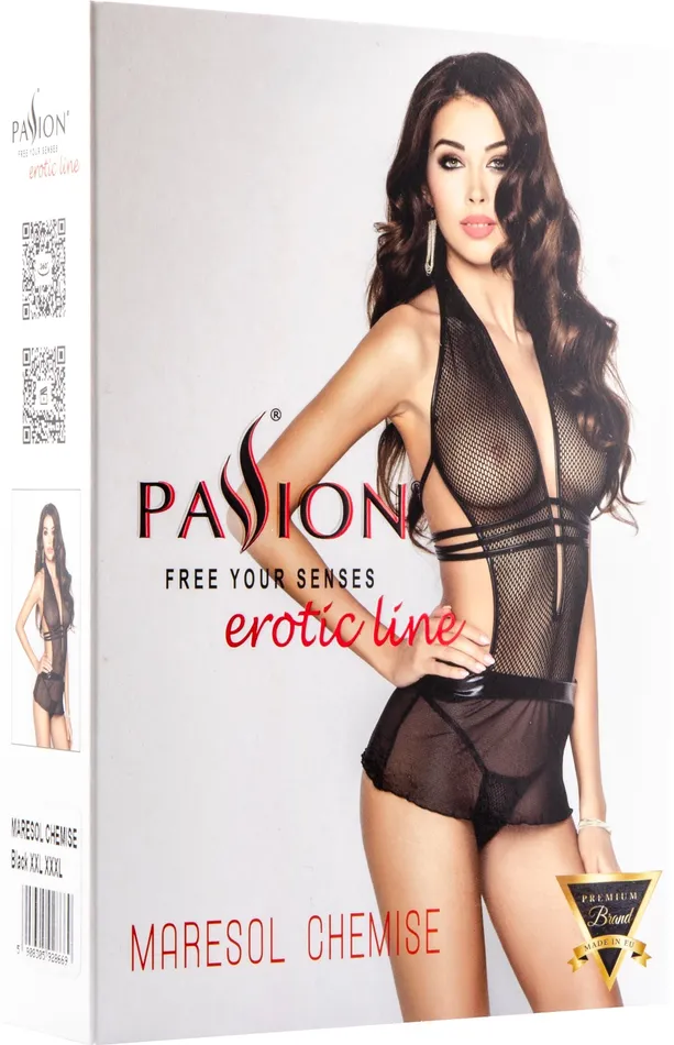 Vibrators | Passion Passion - Maresol Nachthemd - Zwart - Maat 2XL/3XL Vibrators | Passion Passion - Maresol Nachthemd - Zwart - Maat 2XL/3XL