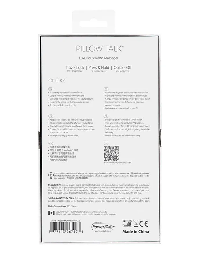 Vibrators | Pillow Talk Pillow Talk - Cheeky Wand Massager - Lichtblauw