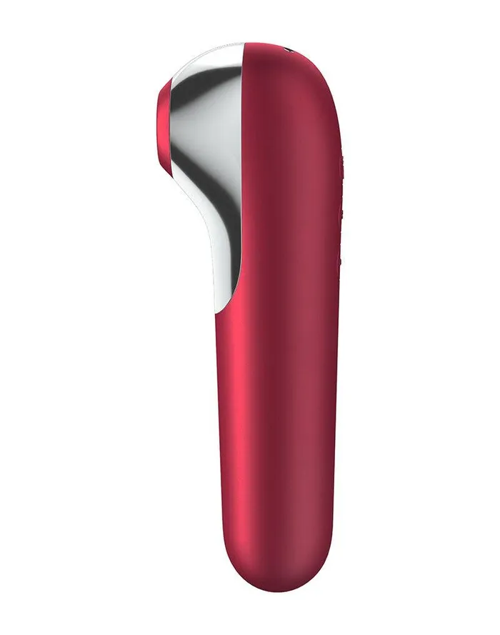 Vibrators | Satisfyer Satisfyer - Dual Love - Vibrerende Luchtdruk Vibrator - Met Bluetooth En App Control - Rood