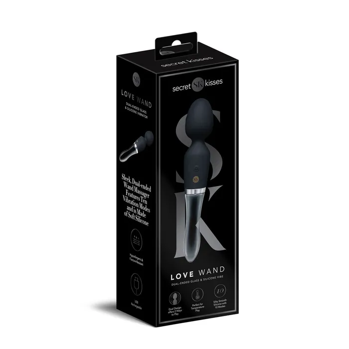 Vibrators | Secret Kisses Massaggiatore Secret Kisses Nero Vibrators | Secret Kisses Massaggiatore Secret Kisses Nero