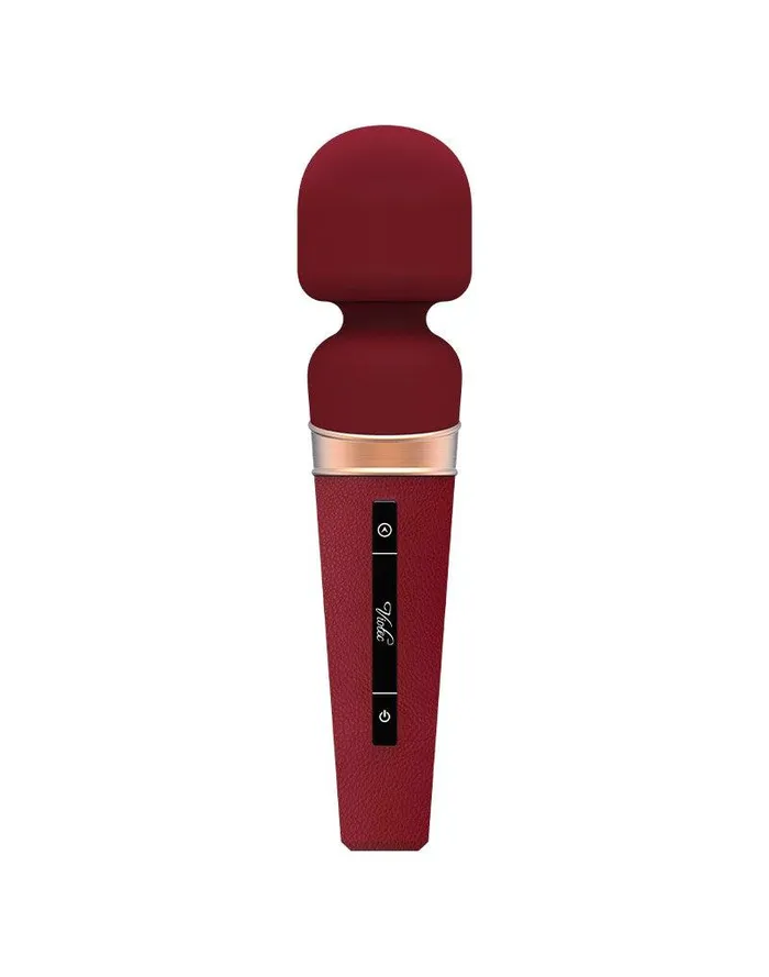 Viotec Viotec Titan Wand Vibrator Massager Goud Wijnrood Luxueuze Zachte Siliconen Vibrators Viotec Viotec Titan Wand Vibrator Massager Goud Wijnrood Luxueuze Zachte Siliconen Vibrators