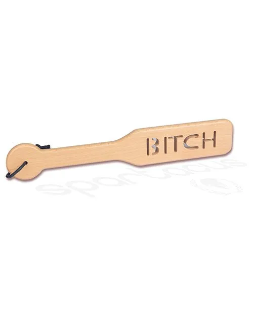 32cm Zelkova Wood Bitch Paddle Spartacus Vibrators