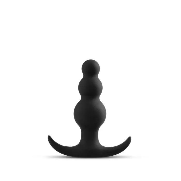 Anal | Blush Novelties Anal Adventures Platinum - Beaded Plug - Black