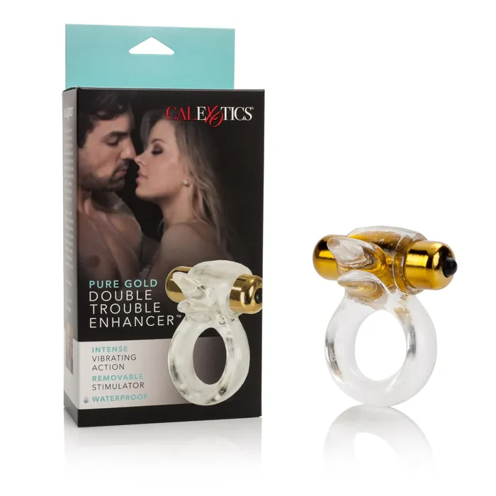 Anal | CalExotics Extreme Pure Gold Double Trouble Ring for Couples