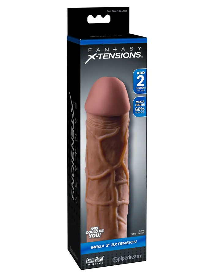 Anal Pipedream Fantasy XTension Mega 2Inch Extension Brown