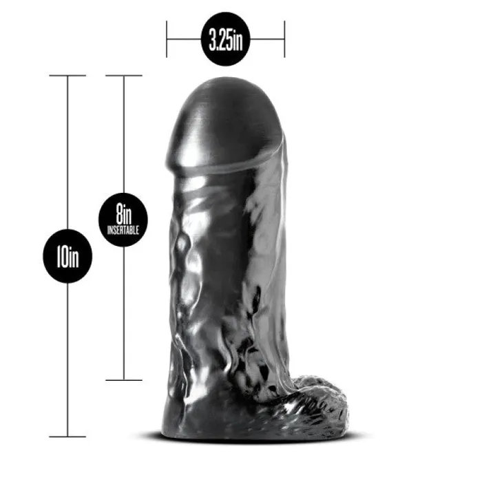 Blush Novelties Jet Destroyer Carbon Metallic Black Vibrators