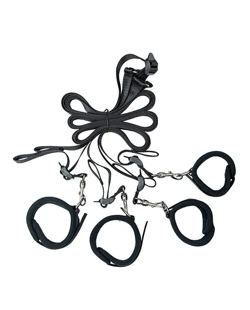 BMS Vibrators | Punishment 5 Pc Bed Restraints