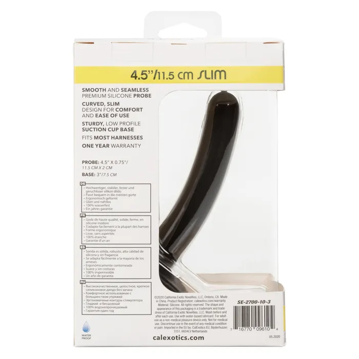 Boundless Slim - 4.5 Inch - Black | Calexotics Anal