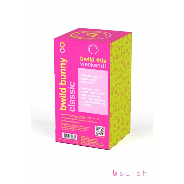 Bwild Classic Bunny Infinite Limited Edition - Sunset Pink-(bscwi0341) | Bswish Vibrators Bwild Classic Bunny Infinite Limited Edition - Sunset Pink-(bscwi0341) | Bswish Vibrators