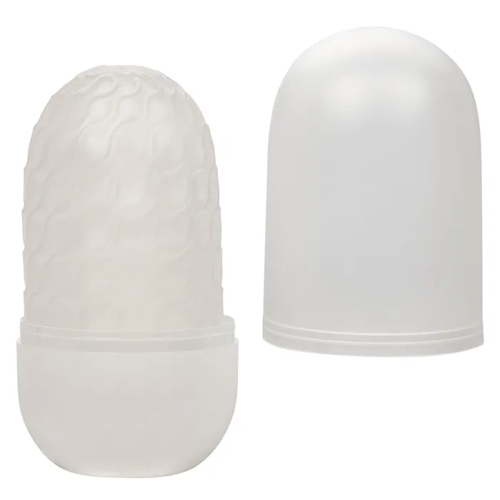 CalExotics Male Sex Toys | Boundless Reversible Nubby Stroker - Clear