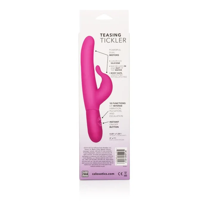 CalExotics Vibrators | Posh 10 Function Silicone Teaser - Pink CalExotics Vibrators | Posh 10 Function Silicone Teaser - Pink