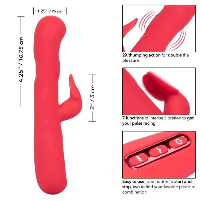 CalExotics Vibrators Throb Flutter