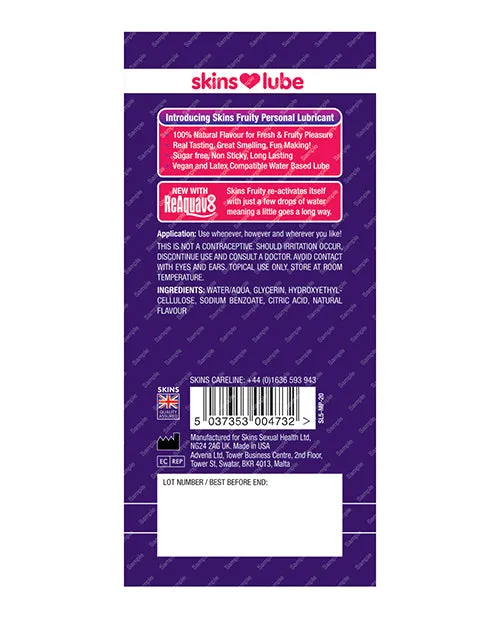 Creative Conceptions Lubricants | Skins Water Based Lubricant - 5 Ml Foil