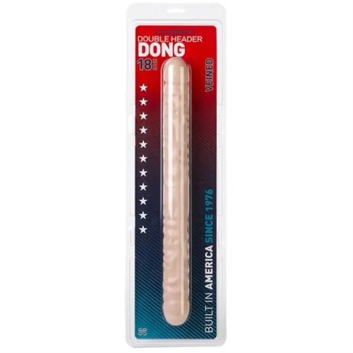 Dildos Doc Johnson Double Header 18 Veined White