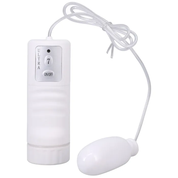 Doc Johnson Vibrators White Nights Bullet and Controller White