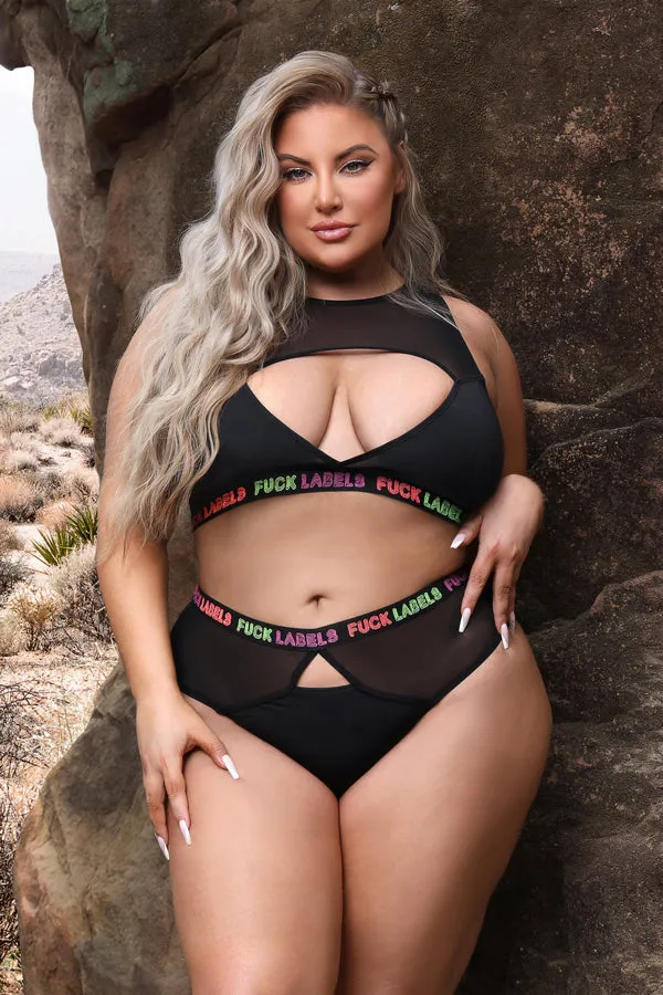 Fantasy Lingerie Vibrators Fuck Labels Top Highwaisted Bottoms