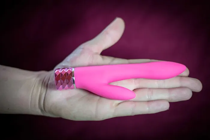 Female Sex Toys | Maia Toys Victoria Rechargeable Silicone Dual Vibrator Neon Pink