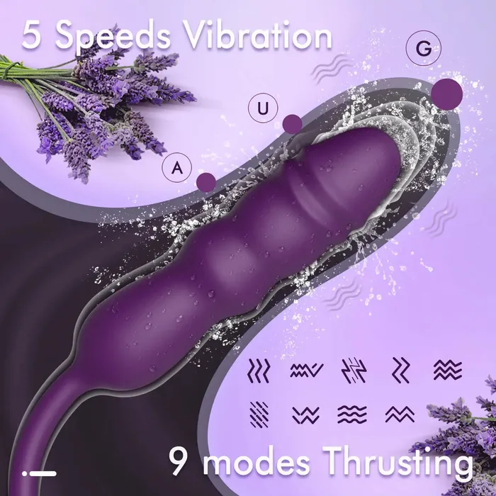 Female Sex Toys | Playfulsextoy Una - Sucking G-Spot Vibrator with Thrusting Dildo Plug