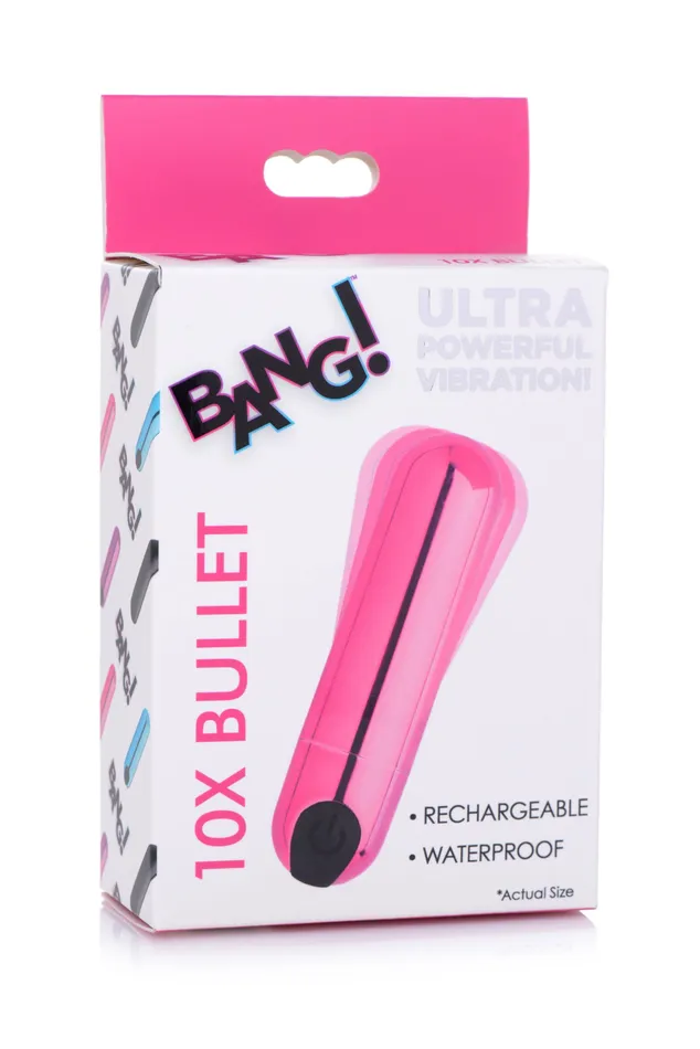 Female Sex Toys | XR Brands Compact Companion 10x Rechargeable Vibrating Metallic Bullet