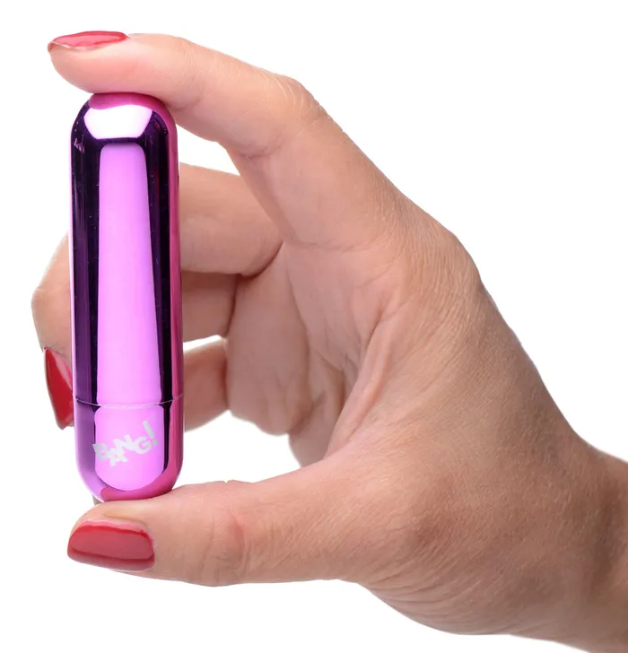 Female Sex Toys | XR Brands Compact Companion 10x Rechargeable Vibrating Metallic Bullet