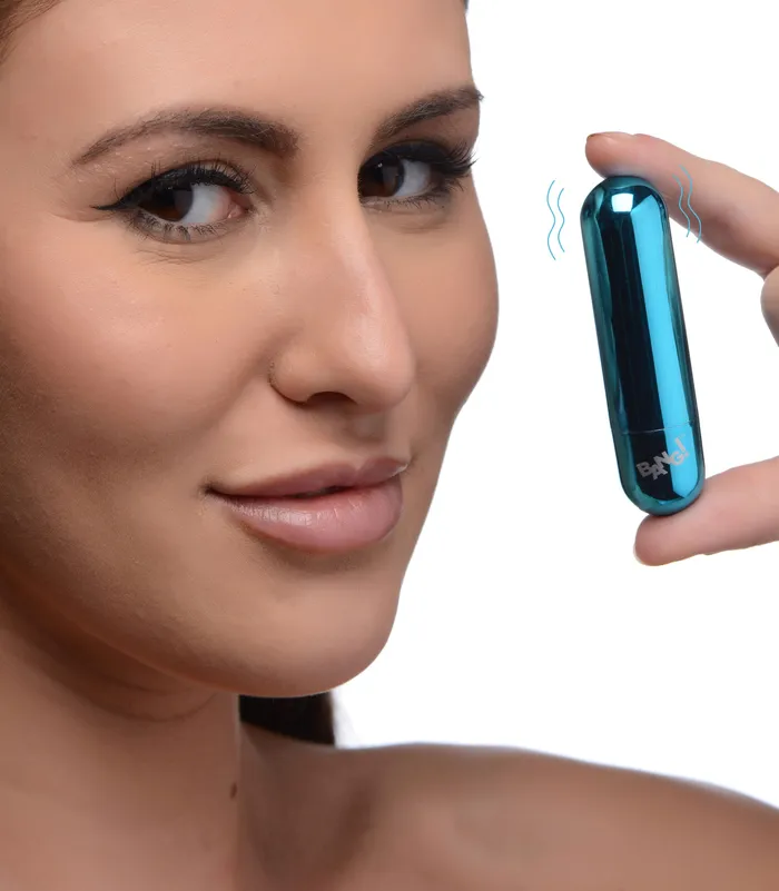 Female Sex Toys | XR Brands Compact Companion 10x Rechargeable Vibrating Metallic Bullet