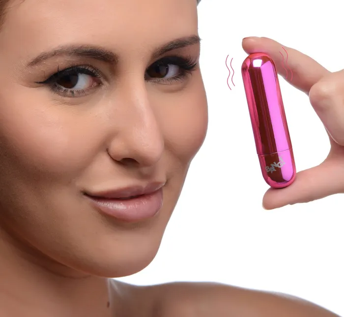 Female Sex Toys | XR Brands Compact Companion 10x Rechargeable Vibrating Metallic Bullet