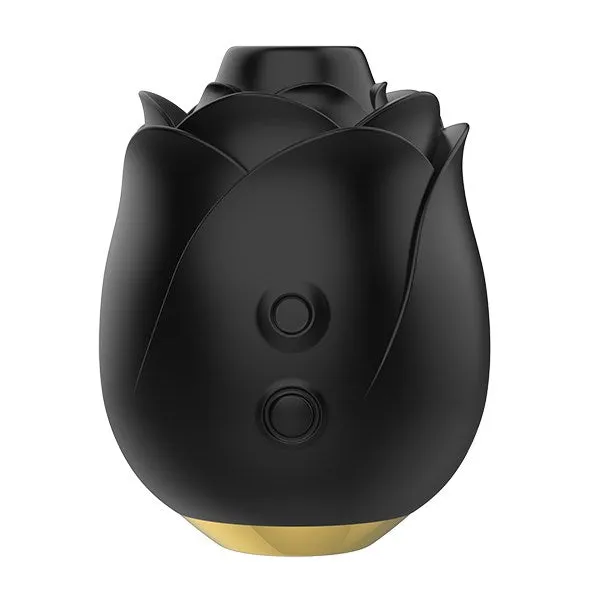 Fifty Shades of Grey Black Rose Silicone Clitoral Suction Stimulator Black Lovehoney Fifty Shades Vibrators