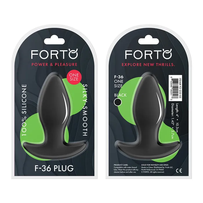 FORTO Anal | FORTO F-36 T-Plug - Black