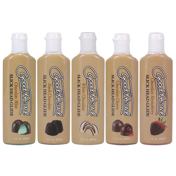 Holiday GoodHead Slick Head Glide-Chocolate 1oz 5Pk | Male Sex Toys