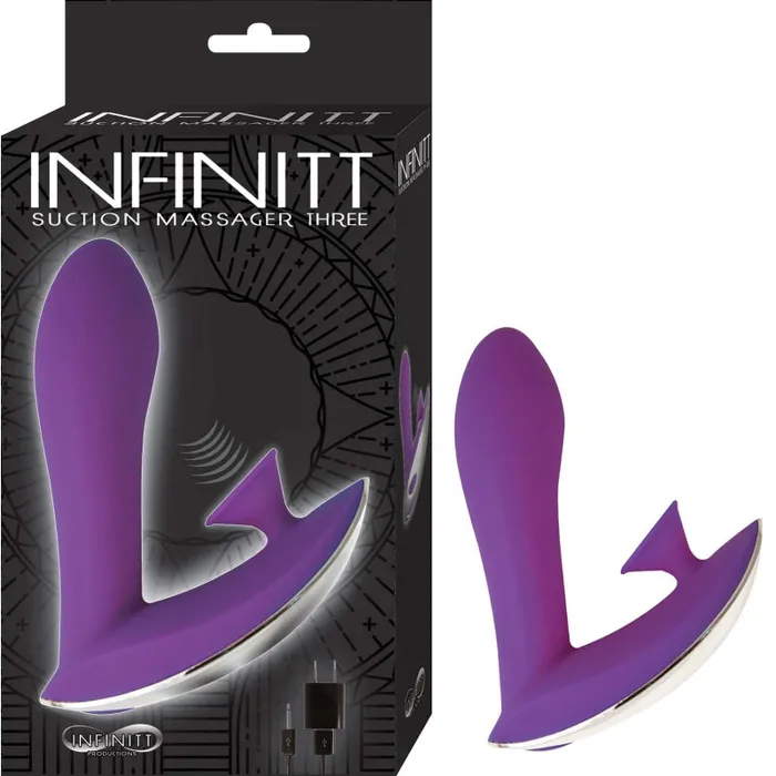 Infinitt Suction Massager Three Purple Nasstoys Vibrators