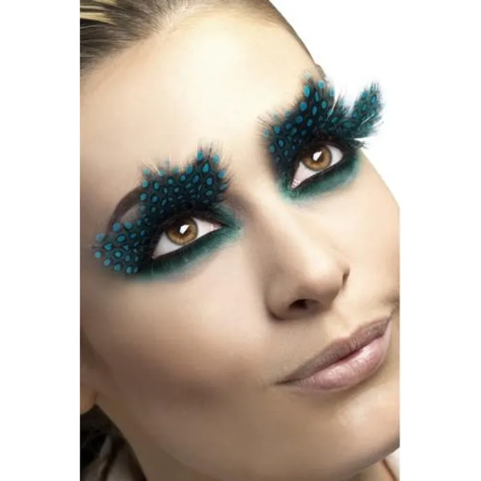 Large Aqua Dots Feather Eyelashes MyPleasure Male Sex Toys