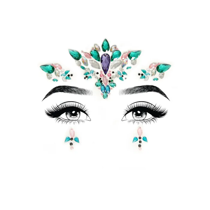 Leg Avenue Vibrators Aria Adhesive Face Jewels