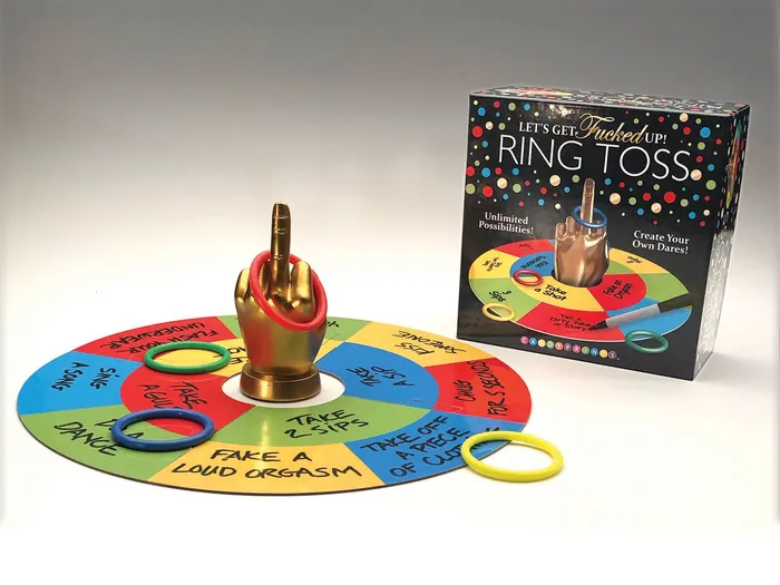 Lets Get F'd Up Ring Toss | Little Genie Male Sex Toys
