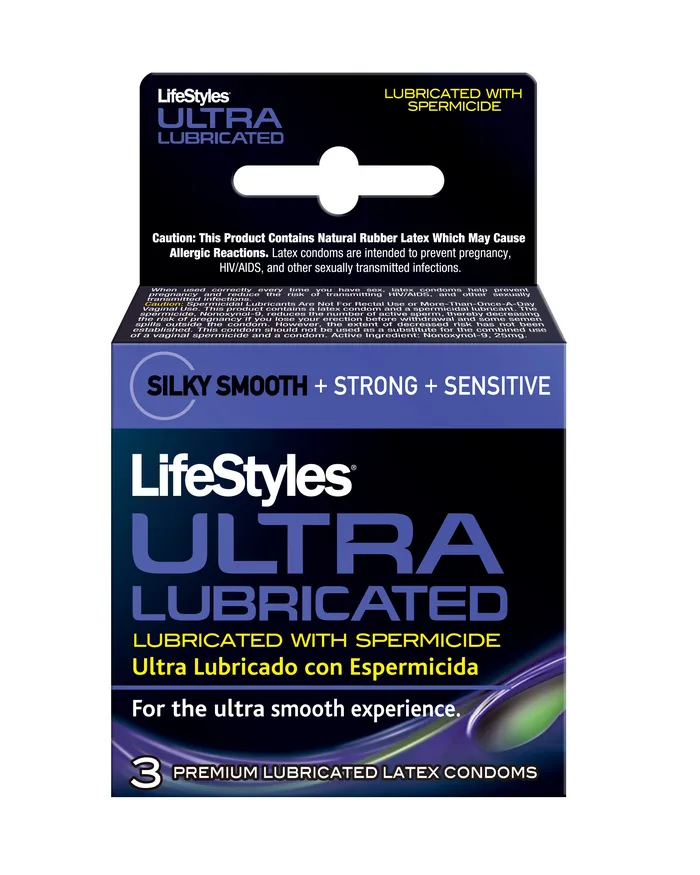 Lifestyles Ultra Lubricated With Spermicide Pack Paradise Marketing Male Sex Toys Lifestyles Ultra Lubricated With Spermicide Pack Paradise Marketing Male Sex Toys