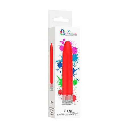 Luminous Eleni 10Speed Slimline Vibrator Red Shots America Vibrators