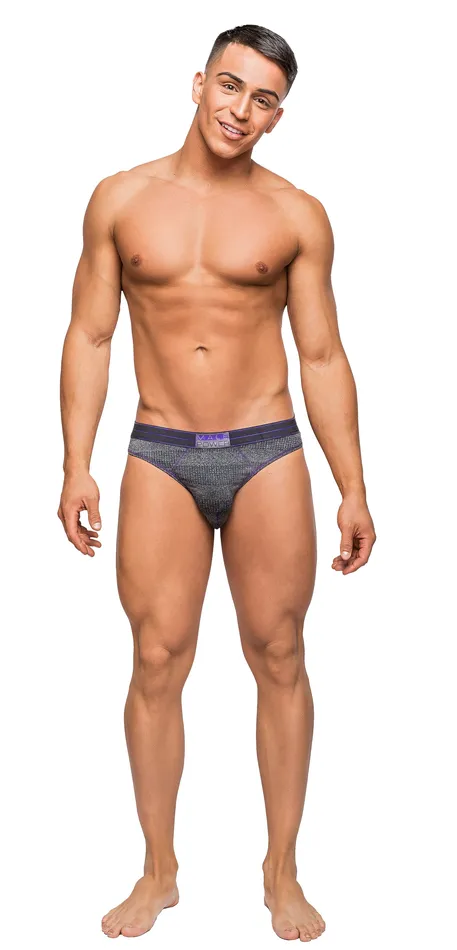 Male Power Heather Haze Cutout Jock Large Extra Large Grey Male Sex Toys