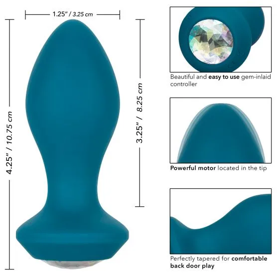 Male Sex Toys | CalExotics Power Gem Vibrating Crystal Probe-