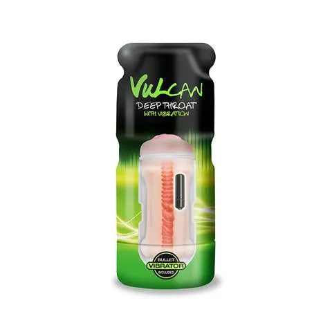Male Sex Toys Topco Cyberskin Vulcan Deep Throat With Vibration Cream