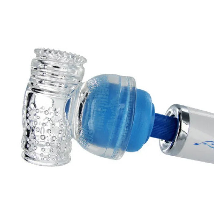 Male Sex Toys | XR Brands Wand Essentials Hummmingbird Masturbator Attachment - Clear Male Sex Toys | XR Brands Wand Essentials Hummmingbird Masturbator Attachment - Clear