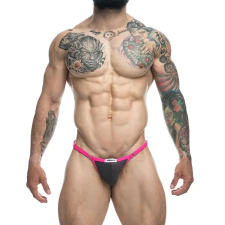 Malebasics MaleBasics JUSTIN SIMON Bikini One Gray OS Vibrators