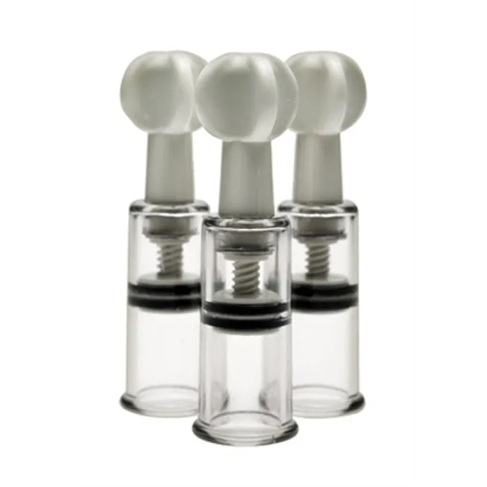 Max Twist Clit and Nipple Triple Sucker Set XR Brands Size Matters Vibrators