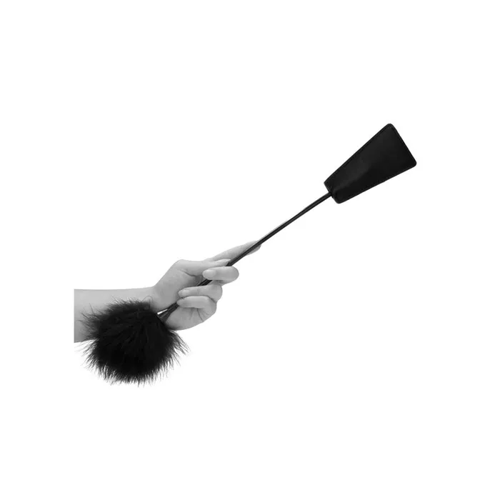 OUCH! Black & White Crop with Feather Tickler - Black 44 cm Feather Crop | Shots Toys Anal OUCH! Black & White Crop with Feather Tickler - Black 44 cm Feather Crop | Shots Toys Anal