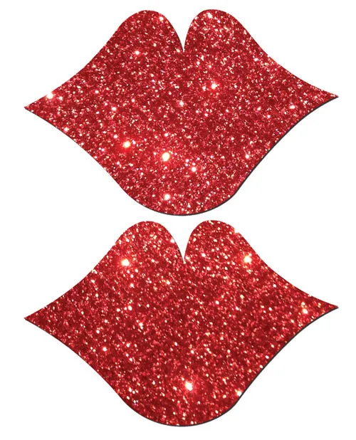 Pastease Vibrators | Pastease Glitter Lips - Red O/s
